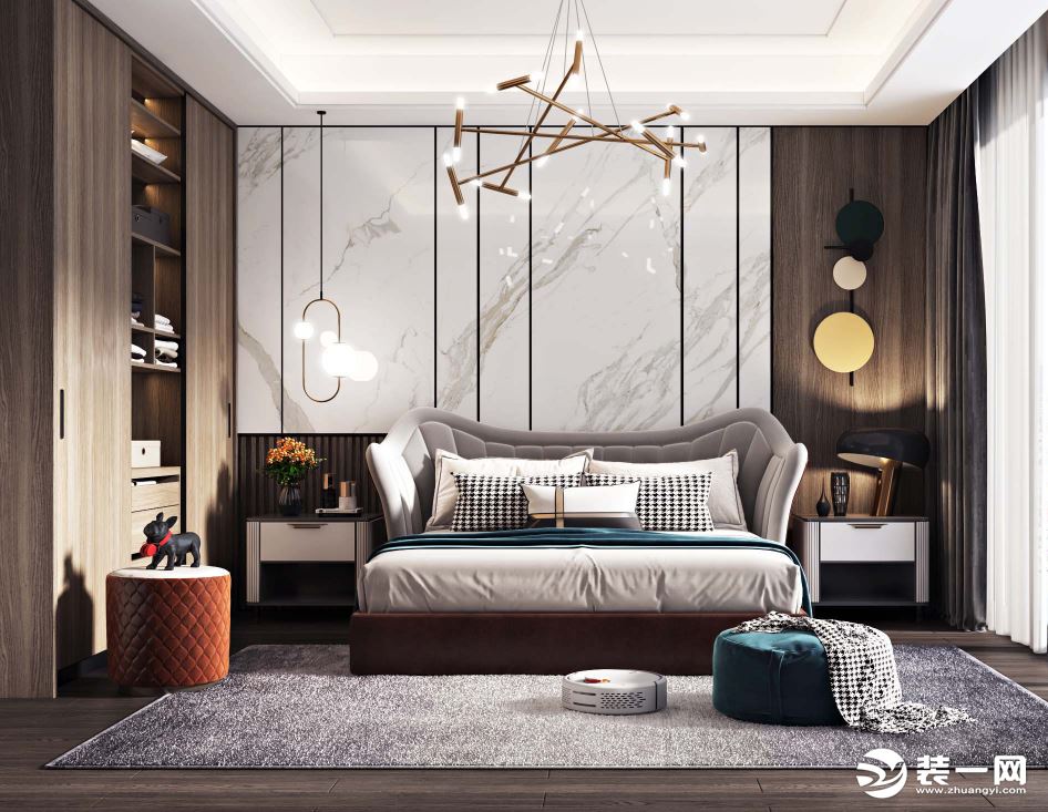 180㎡，红叶谷-新中式风格，卧室