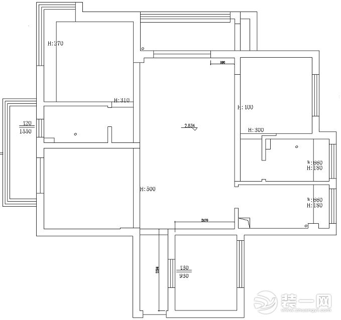 3 室 2 廳 1 衛(wèi) 1 廚