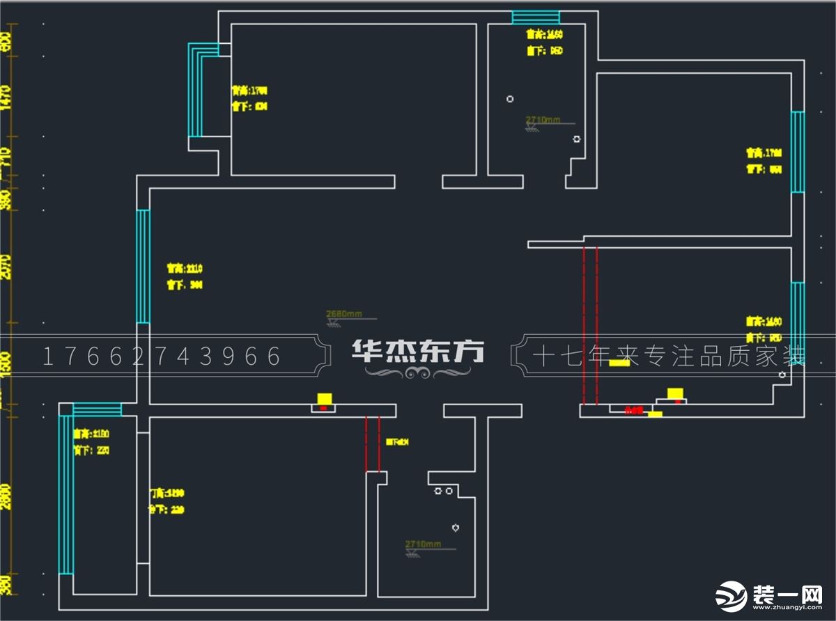 业主是中年夫妻，改善型住房，业主房屋户型良好，改动较小。