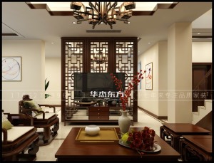 客厅的中式大气复古的美感