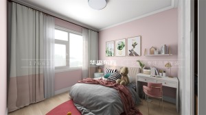 与家具形成一个鲜明的色彩对比差，使整个房间显得更加显得整体，体现的风格更加明显