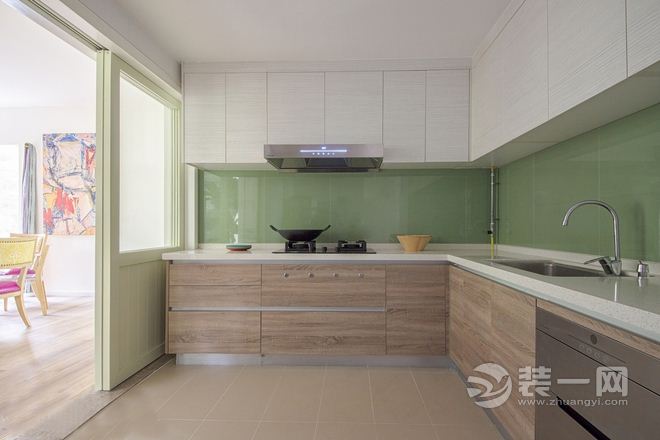广州龙江中心85平米两居室简欧风格厨房