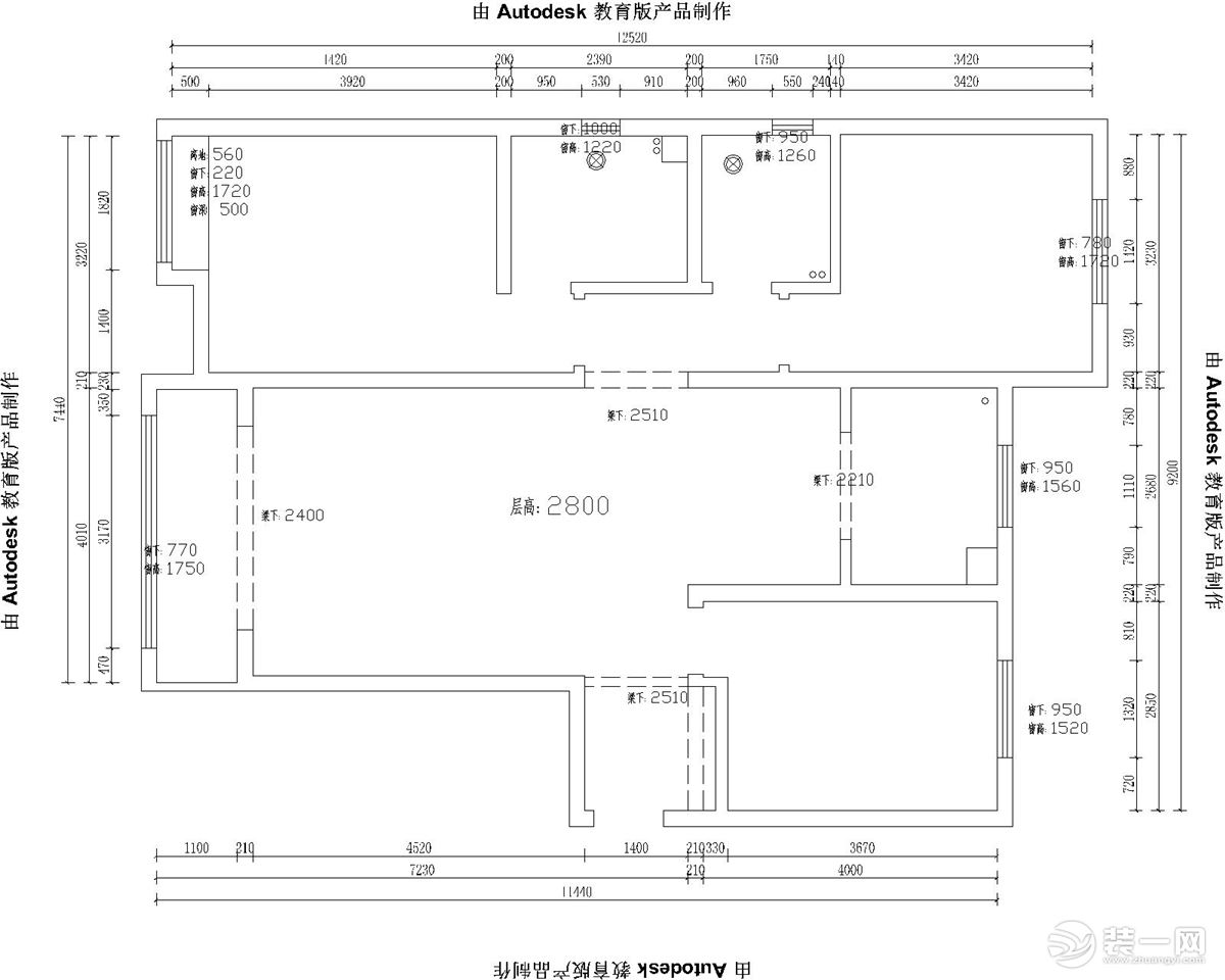 太原今朝裝飾首開國風(fēng)朗悅--130平三室新中式風(fēng)格效果圖