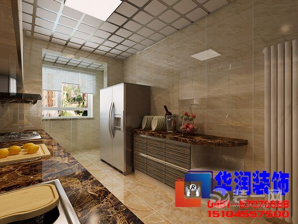 哈尔滨香林名苑100平米三居室现代风格厨房