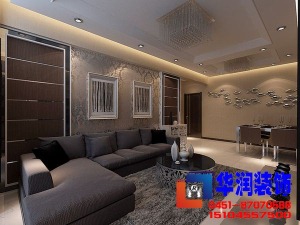 哈尔滨梧桐花园56平米两居室现代风格客厅