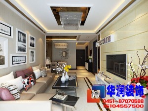 哈尔滨三松宜家60平米两居室现代风格案例图