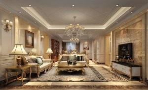 桂林小区-175平-三居室 造价19万 欧式风格