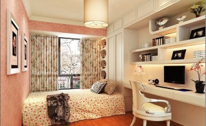湘绣城 158平 三居室 造价15万 欧式风格客房效果图