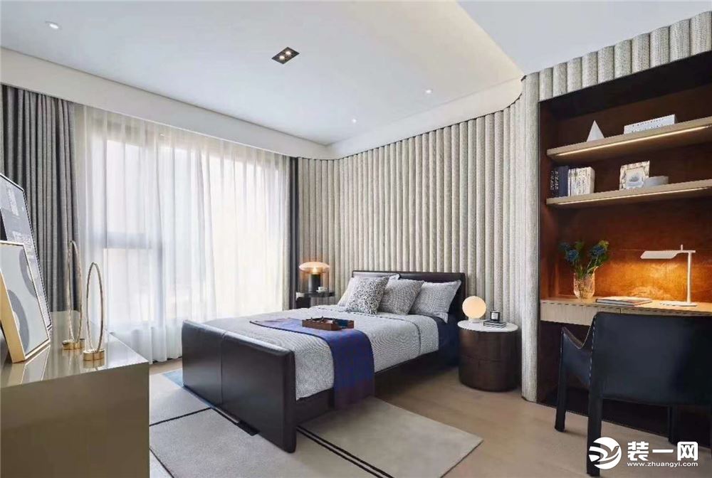 惠州居众装饰中信凯旋城274平方现代风格卧室效果图