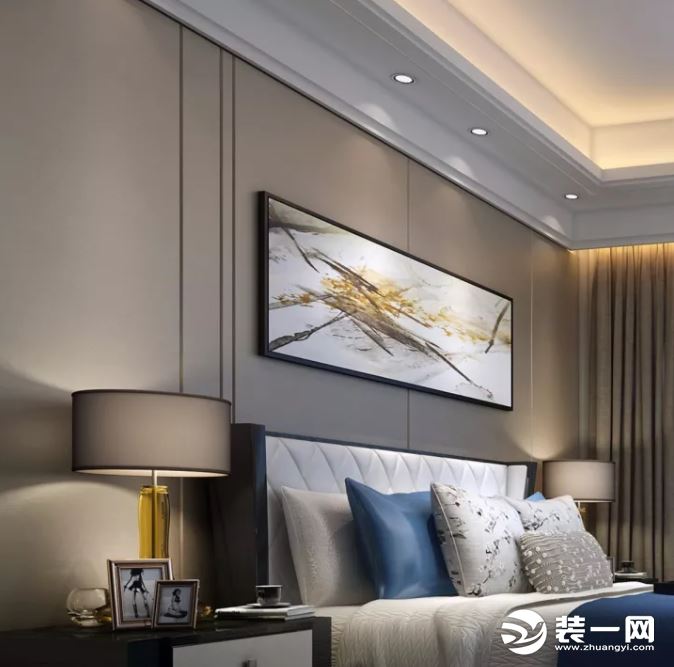 惠州居众装饰方直星耀国际现代港式风格卧室效果图