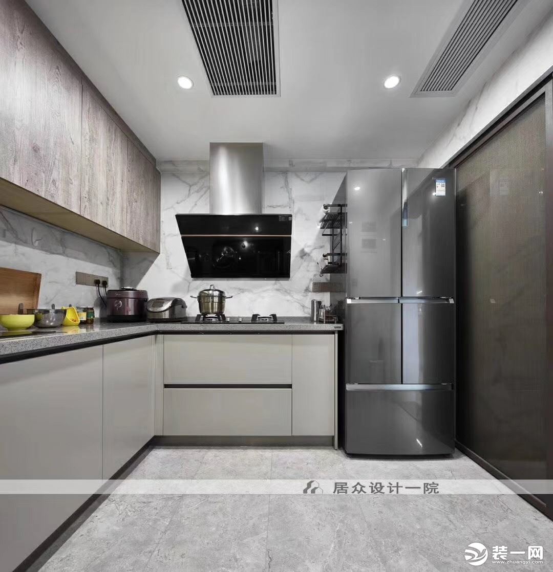 惠州居众装饰汇龙湾160平方现代风格厨房效果图