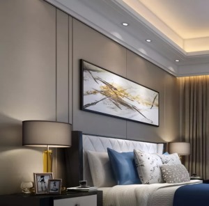 惠州居众装饰方直星耀国际现代港式风格卧室效果图