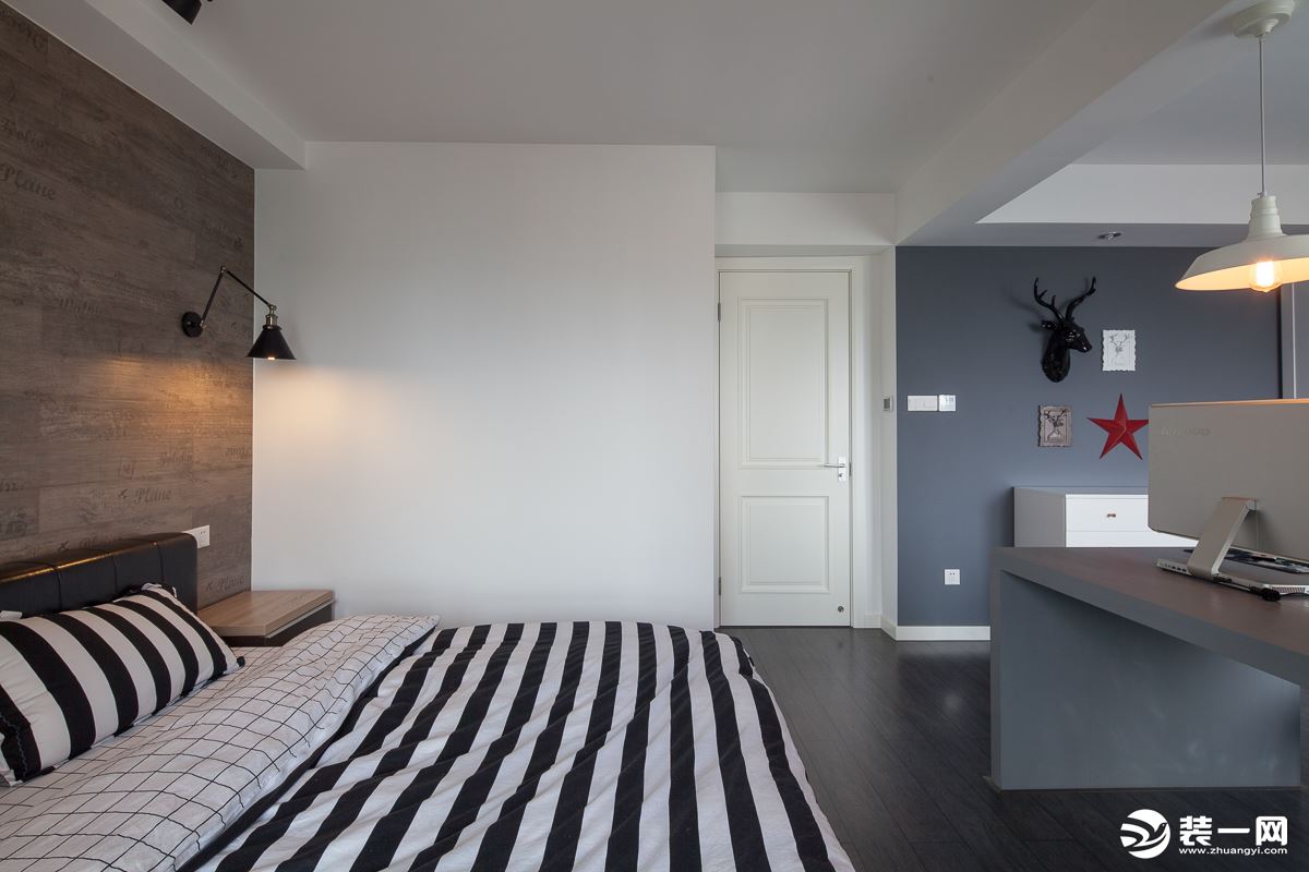 【小户型设计】现代城70平米小户型现代简约设计卧室装修效果