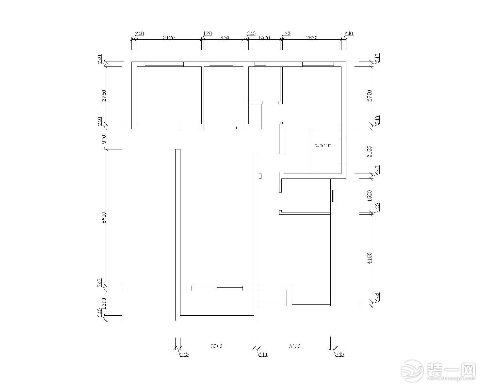 今憶裝飾-中海濱湖公館  現(xiàn)代淡雅之家-平面圖