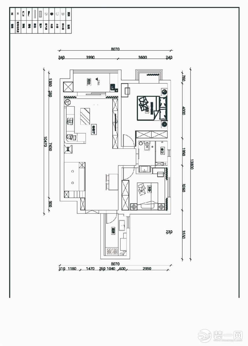 合肥今憶裝飾＋海亞當(dāng)代＋平面圖