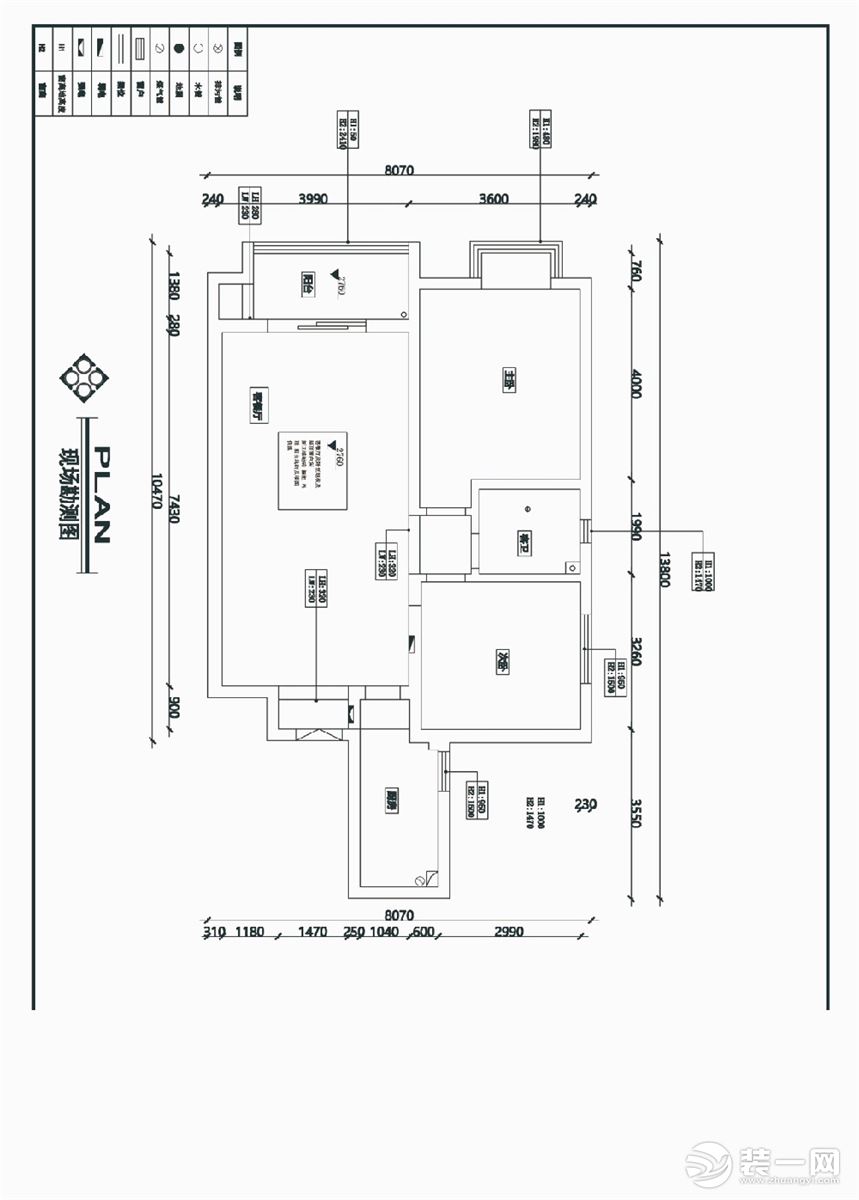 合肥今忆装饰＋海亚当代＋平面图