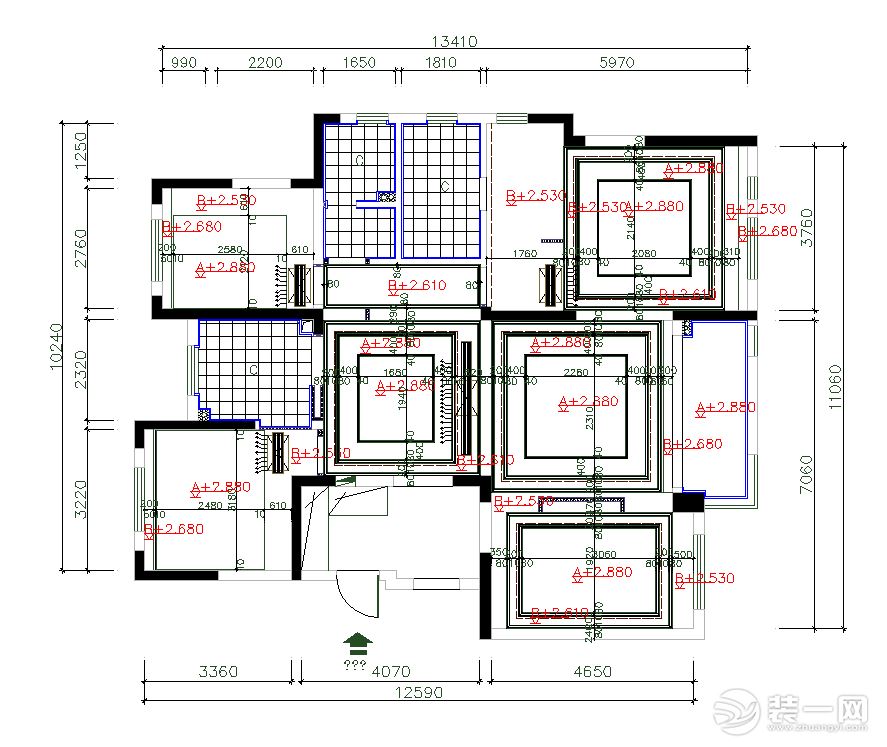 合肥今忆装饰＋信达公园里＋户型图