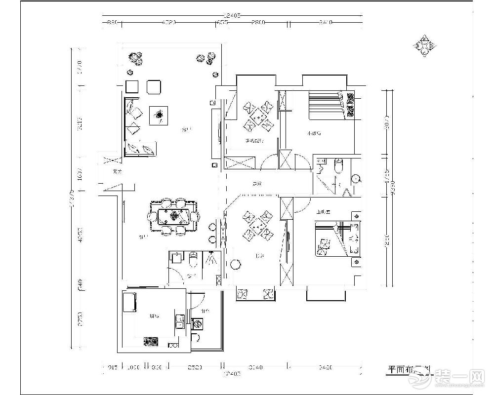 合肥今忆装饰＋世茂国风雅颂＋户型图