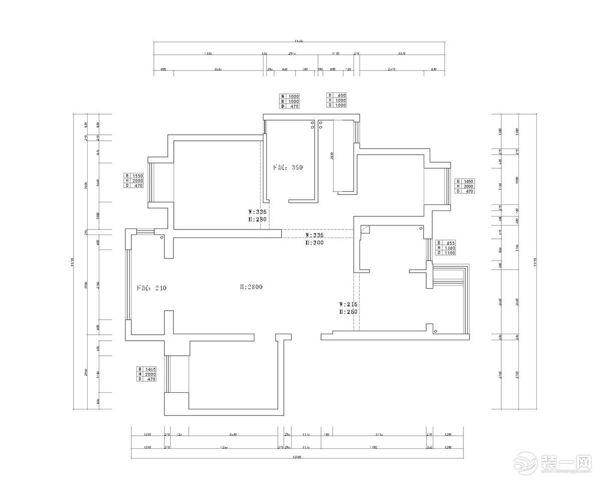 武漢業(yè)之峰裝飾-洺悅府135平-簡歐風(fēng)格