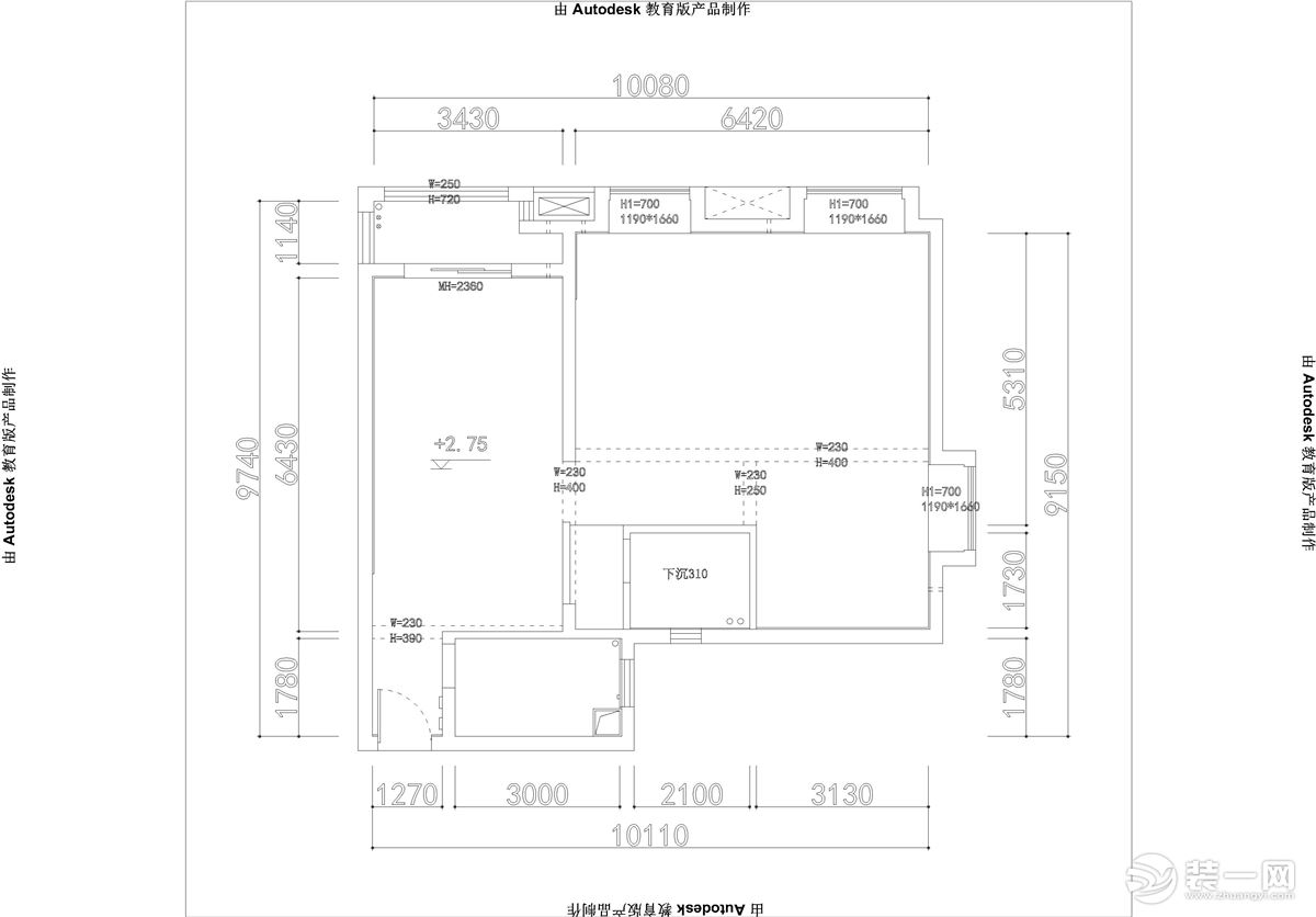 武漢業(yè)之峰裝飾-美聯(lián)城仕104平-現(xiàn)代風(fēng)格