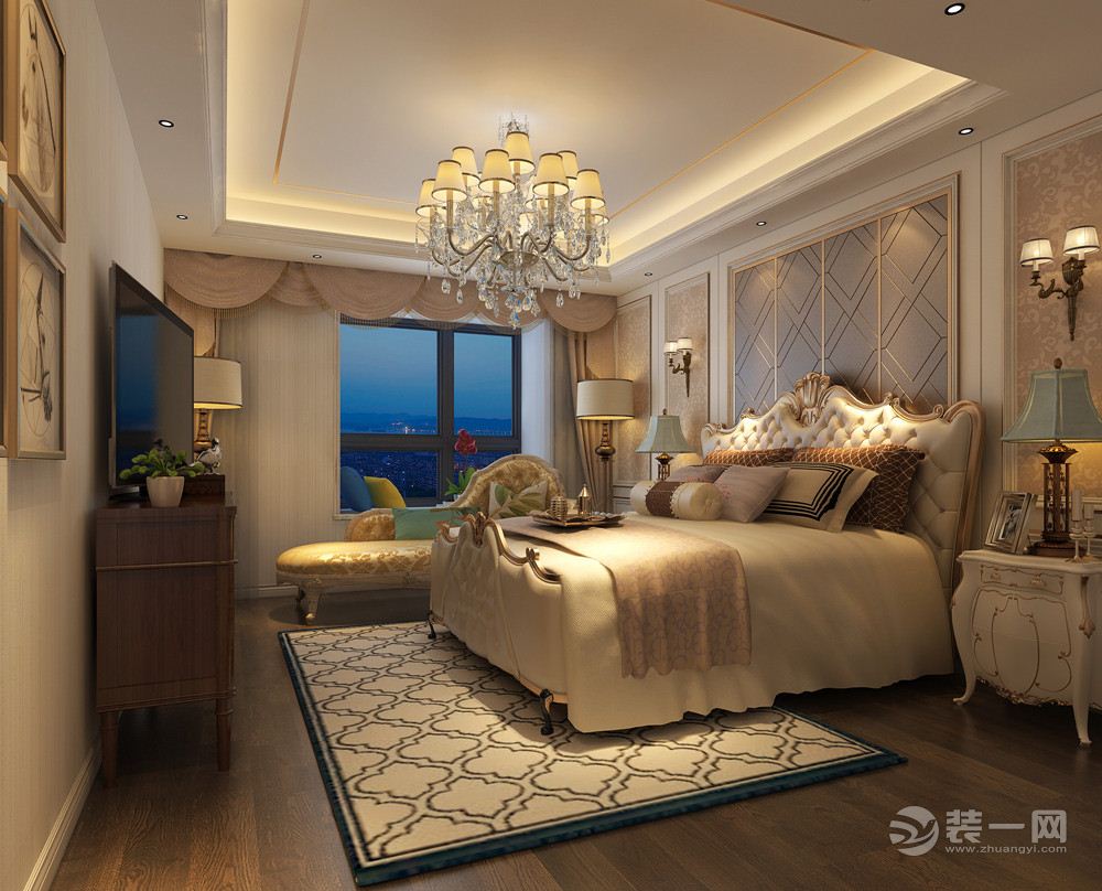 紫薇曲江意境174平米欧式风格卧室设计