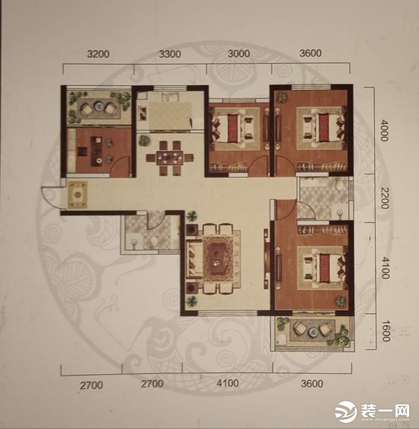 陽光臺365輕奢風格135㎡，空間沉穩(wěn)富有設計感