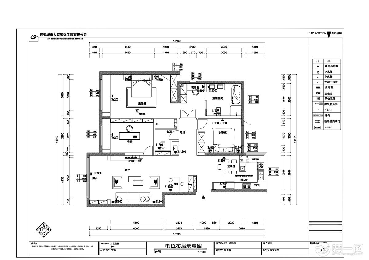 藍(lán)光公園華府142㎡現(xiàn)代風(fēng)格，氣質(zhì)又時(shí)尚值得擁有！