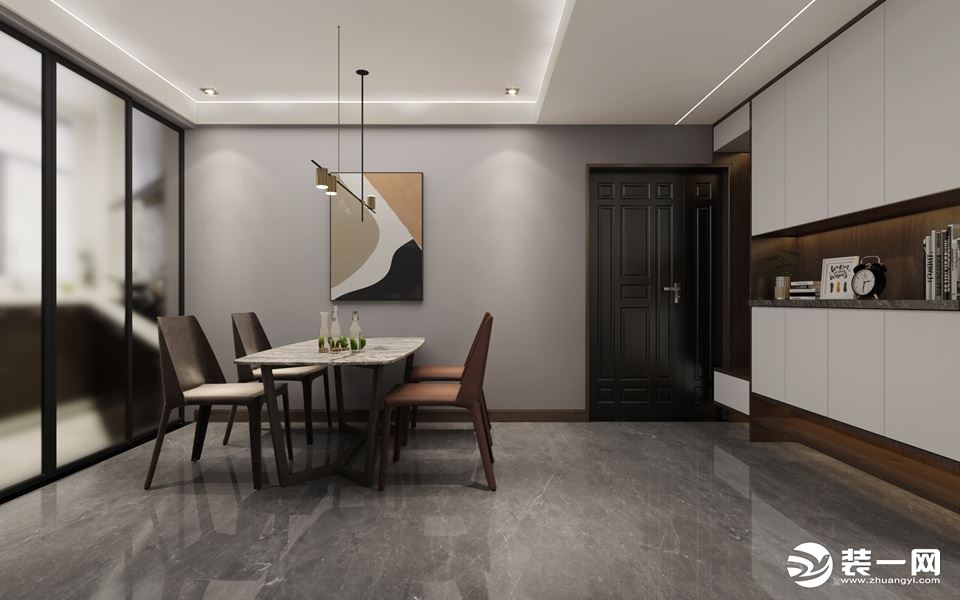 未央湖公寓150㎡现代风格，精致典雅的设计