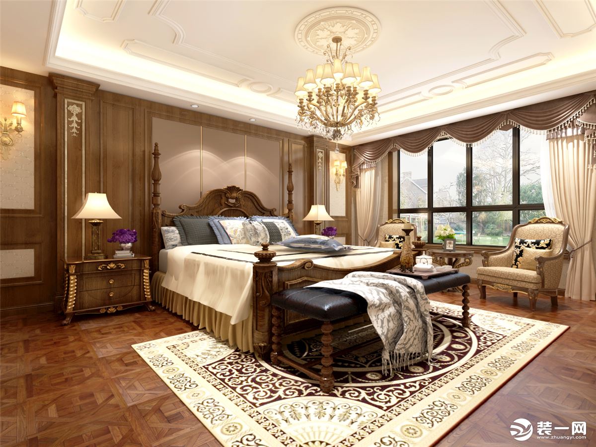 中海铂宫380㎡欧式风格别墅设计，不一样的视觉感受