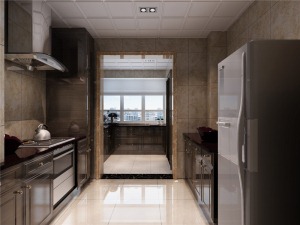 尚品美地城140平米新中式风格厨房设计