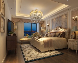 紫薇曲江意境174平米欧式风格卧室设计