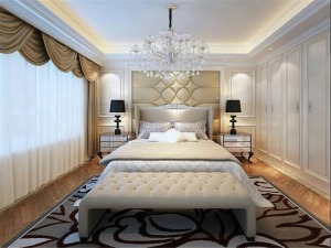 金地湖城大境168平米欧式古典风格卧室设计