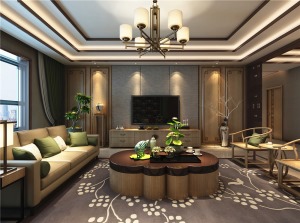 丹轩梓园280平米新中式风格 温婉细腻的优雅住宅