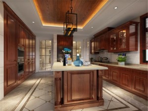 湖城大镜220平米法式新古典风格 厨房