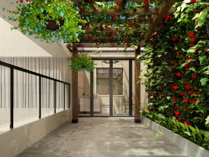 紫薇西棠180平米现代简约风格 走廊