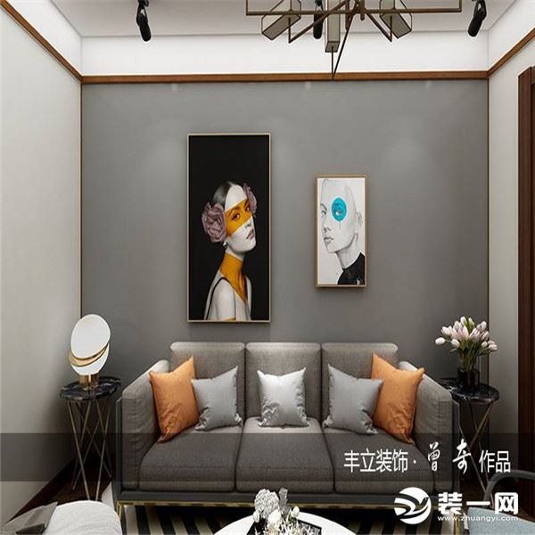 贵阳丰立装饰中环国际二居室现代简约风格装修案例