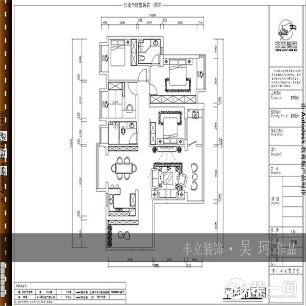 贵阳丰立装饰-金融城现代简约风格装修案例