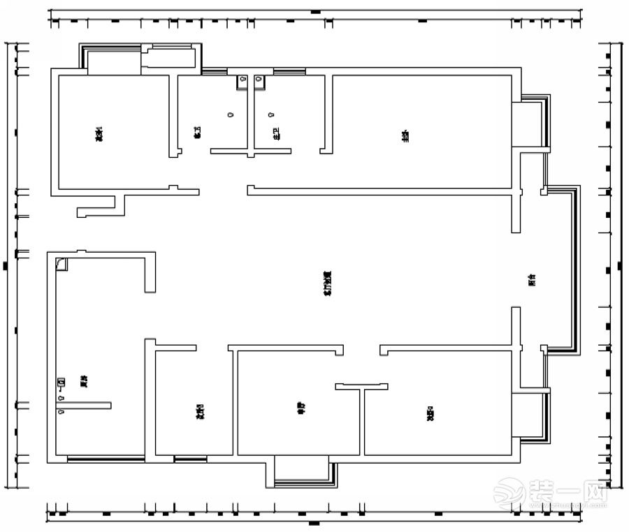 恒基碧翠锦华190㎡户型图