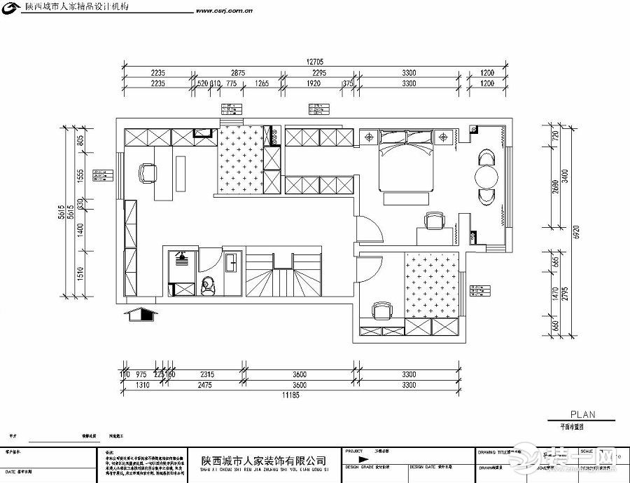 悦美国际180平米二层户型图