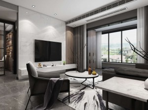 中铁立丰国际110平米现代风格 清新简约的家居生活