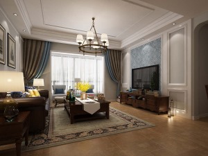 秦川厂150平米美式风格，优雅与舒适的典范之家！