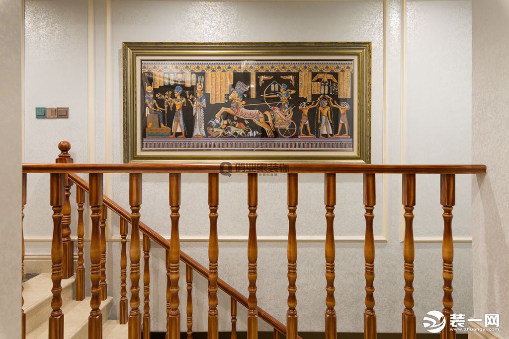【俏业家】法蓝西庄邸 300平 别墅 浪漫法式楼梯实景案例