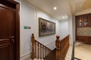【俏业家】法蓝西庄邸 300平 别墅 浪漫法式楼梯实景案例