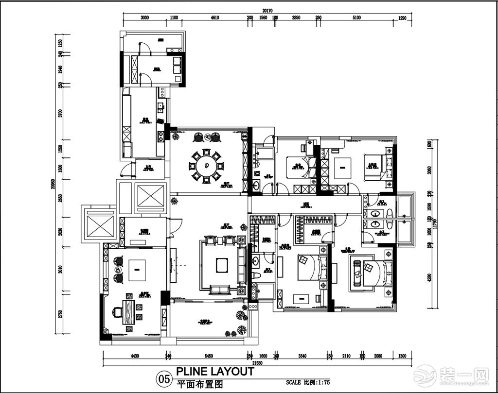 绿岛湖壹号-新中式-户型图