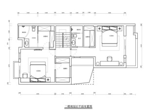 南昌中兴和园别墅210平米现代新古典风格平面布置图