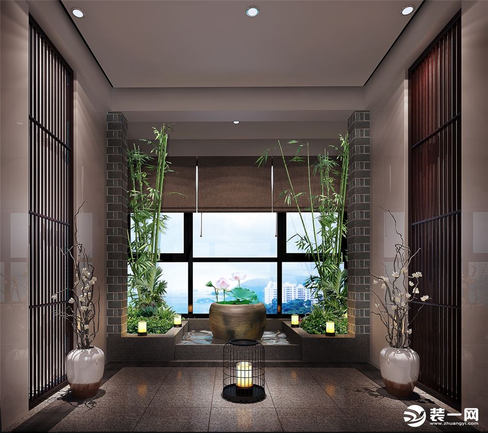 【时代金悦】130平米四居室新中式风格案例赏析--休闲区