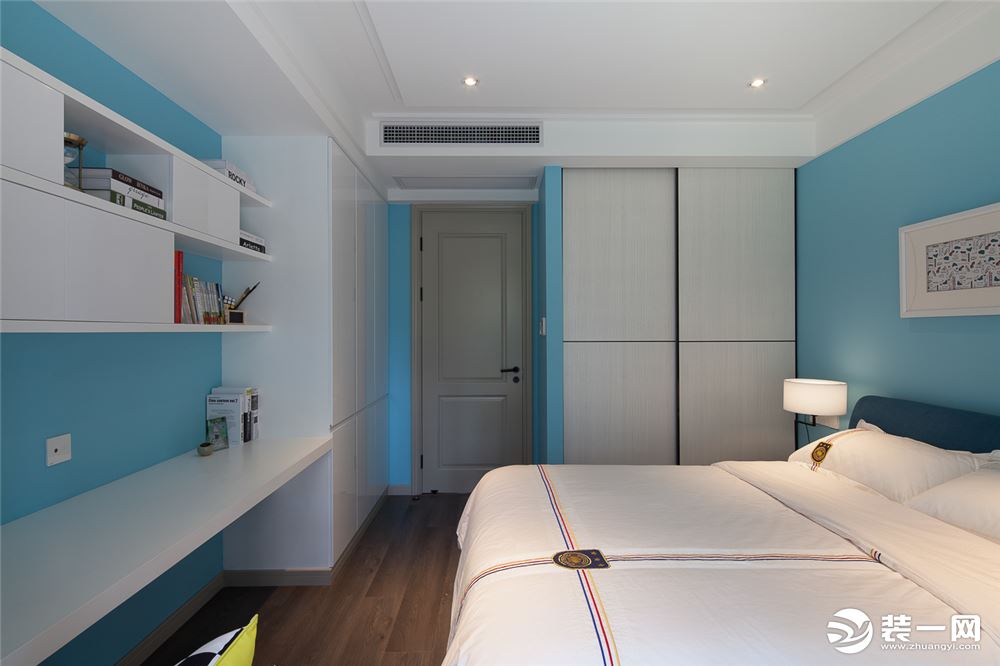 【龙城国际】118平米三居室混搭风格造价12.1万--卧室