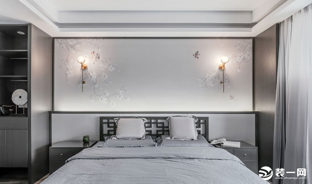 【78号观邸】220平米新中式风格案例赏析【德雕装饰】--卧室