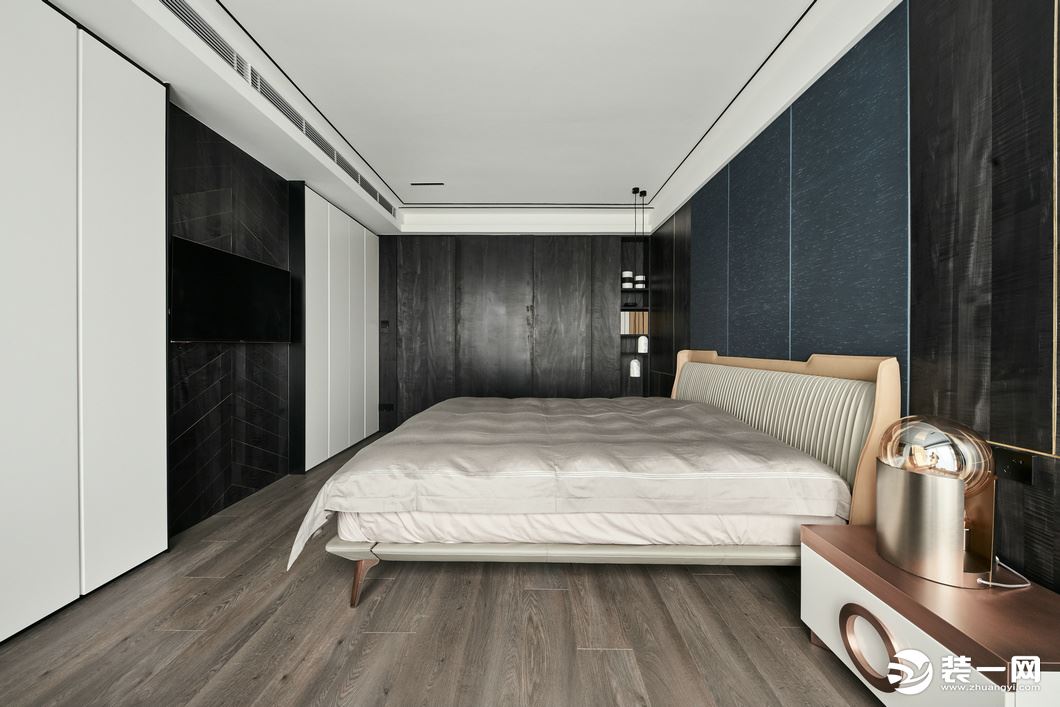 【中铁塔米亚】190平米现代风格案例赏析【德雕装饰】--卧室