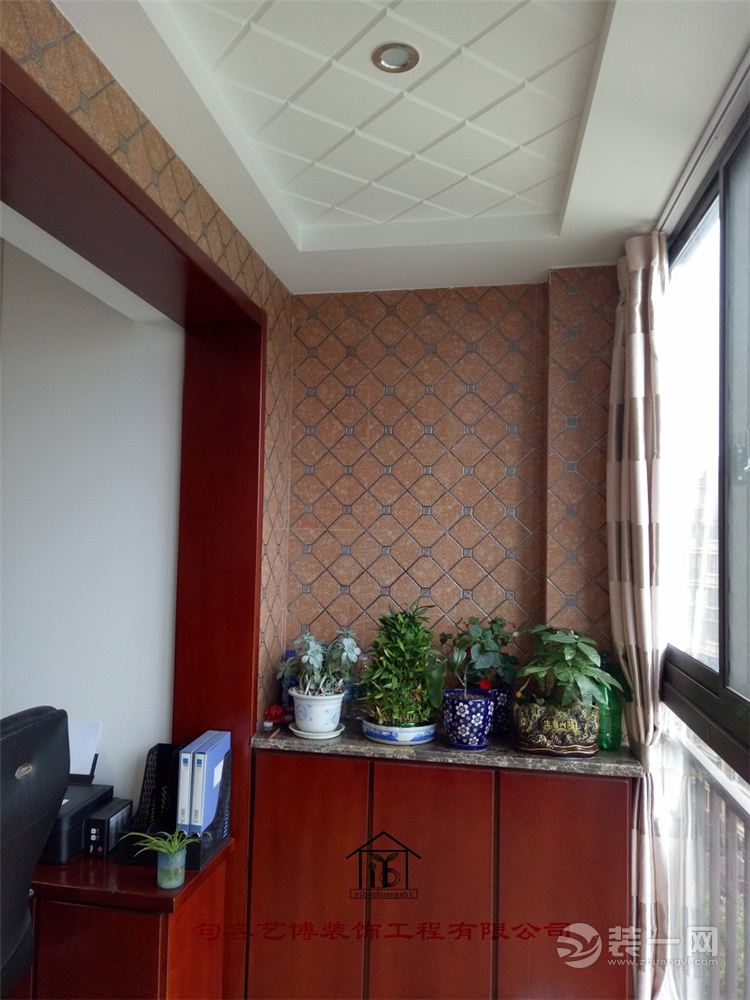 中式风格办公室装修效果图